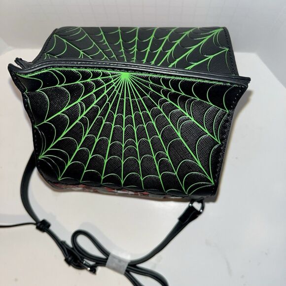 Mad Engine Haunted House Halloween Purse Fine by Me Ghost Spider Web - Picture 4 of 8